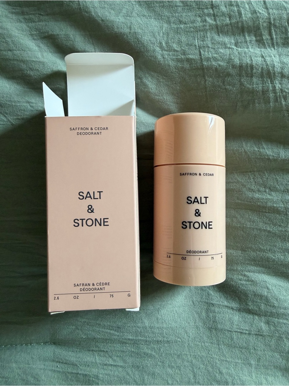Salt & Stone Saffron & Cedar Extra-Strength Aluminum-Free Deodorant NEVER USED